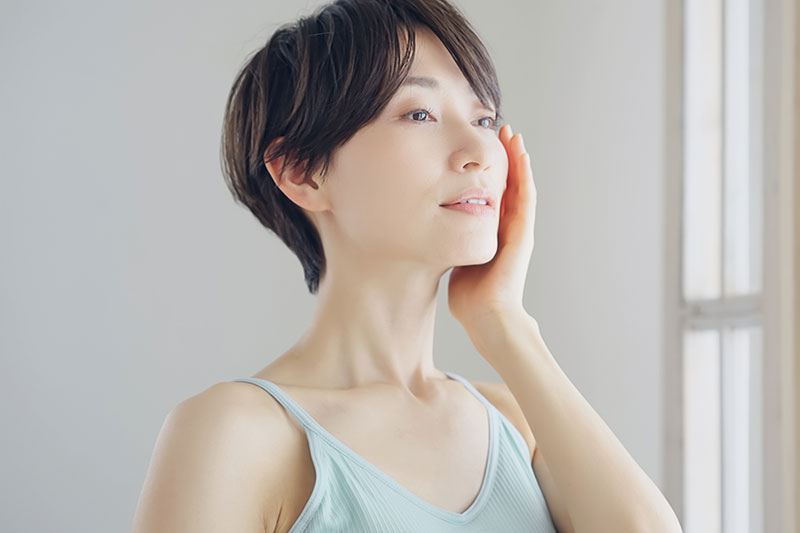 美容を意識するイメージの女性